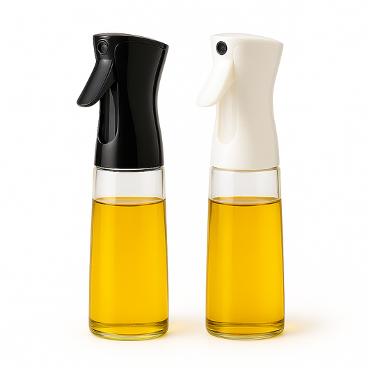 1Pc Oil Spray Bottle – 245ml (Black & White)