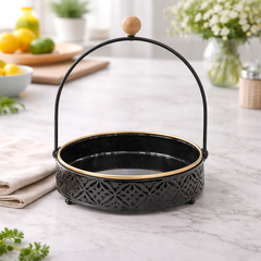 Plate with Stand – Decorative Serving Plate with Handle - Habitt