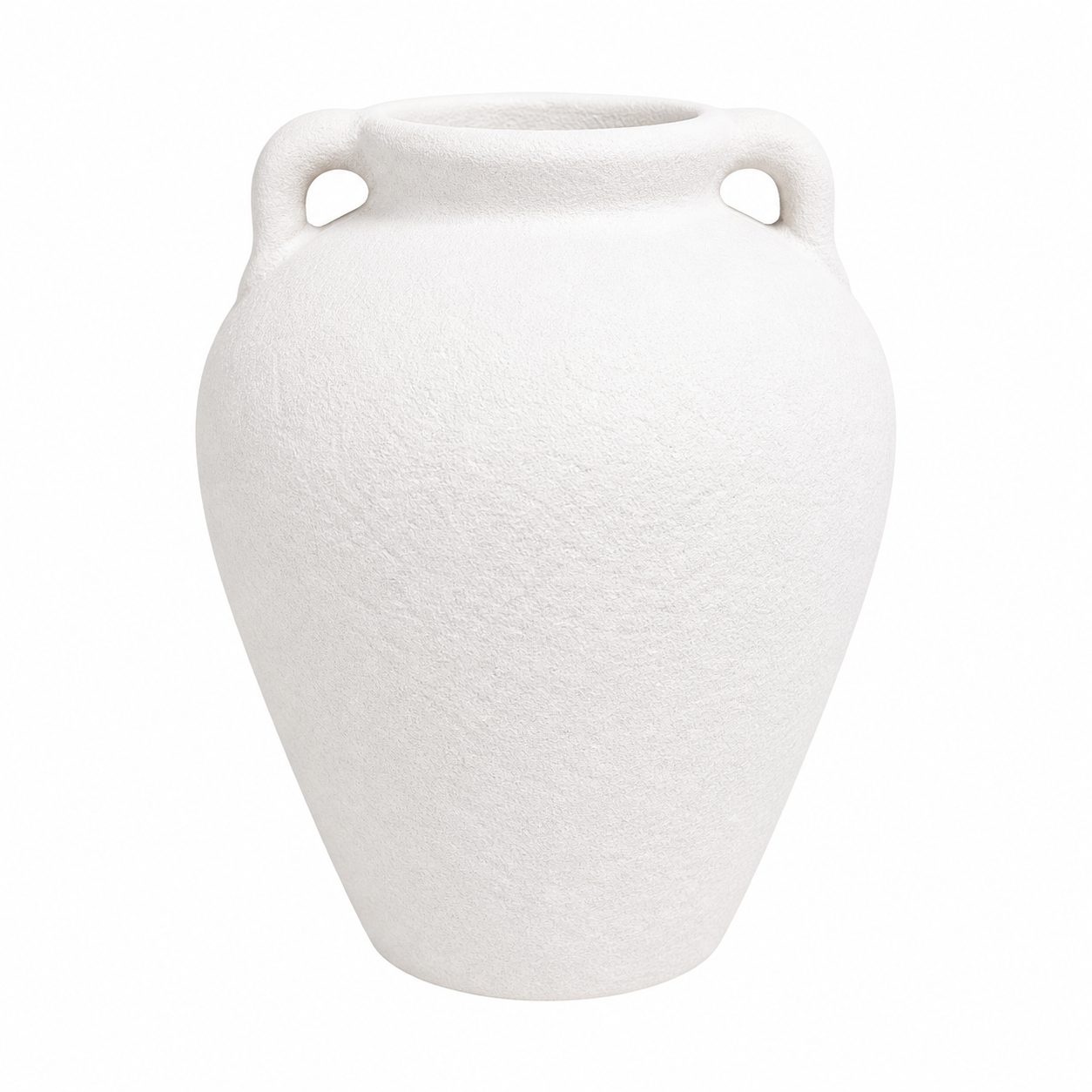 Textured Matte Finish Decorative Vase Large – Modern Minimalist Home Accent - Habitt