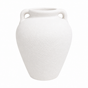 Textured Matte Finish Decorative Vase Large – Modern Minimalist Home Accent - Habitt