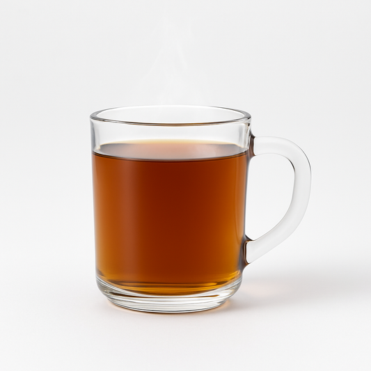 Deli Glassware Mug Set 240ml (ZB24) – 6-Piece Clear Glass Tea & Coffee Mugs