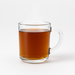 Deli Glassware Mug Set 240ml (ZB24) – 6-Piece Clear Glass Tea & Coffee Mugs