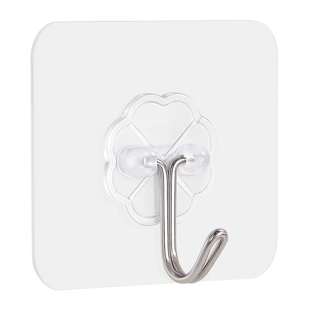 1 pc Hook Card – Removable & Reusable Wall Hooks for Kitchen, Bathroom & Home Organization