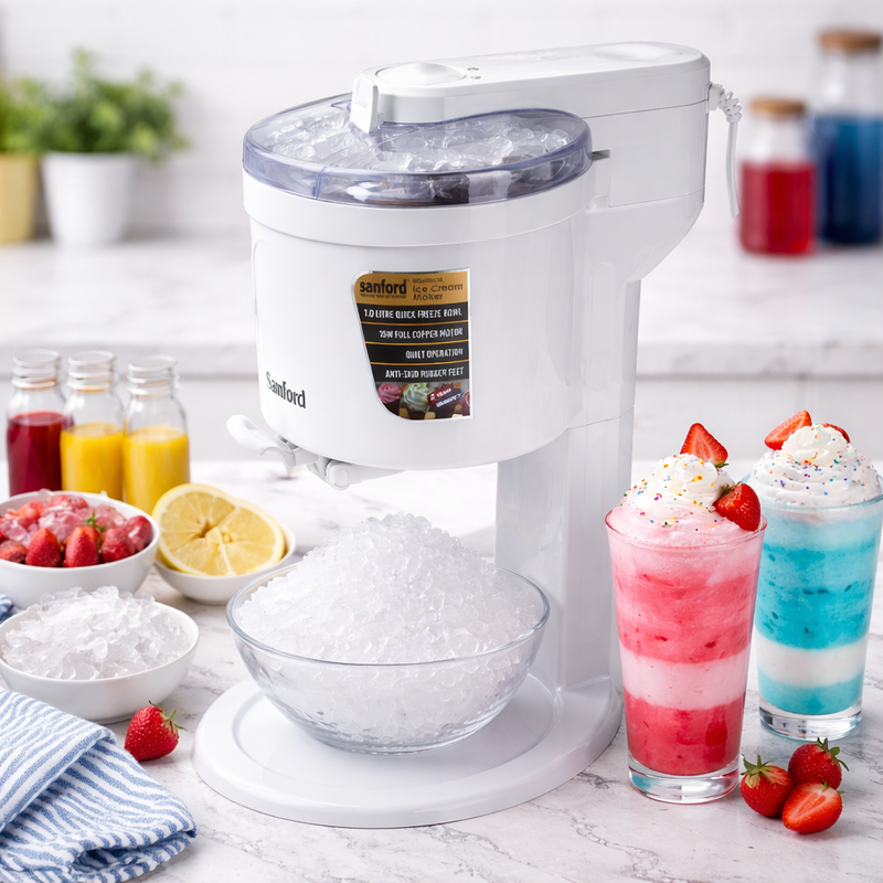 Sanford Ice Cream Maker SF2603ICM | 1.0L Quick Freeze Dessert Maker - Habitt
