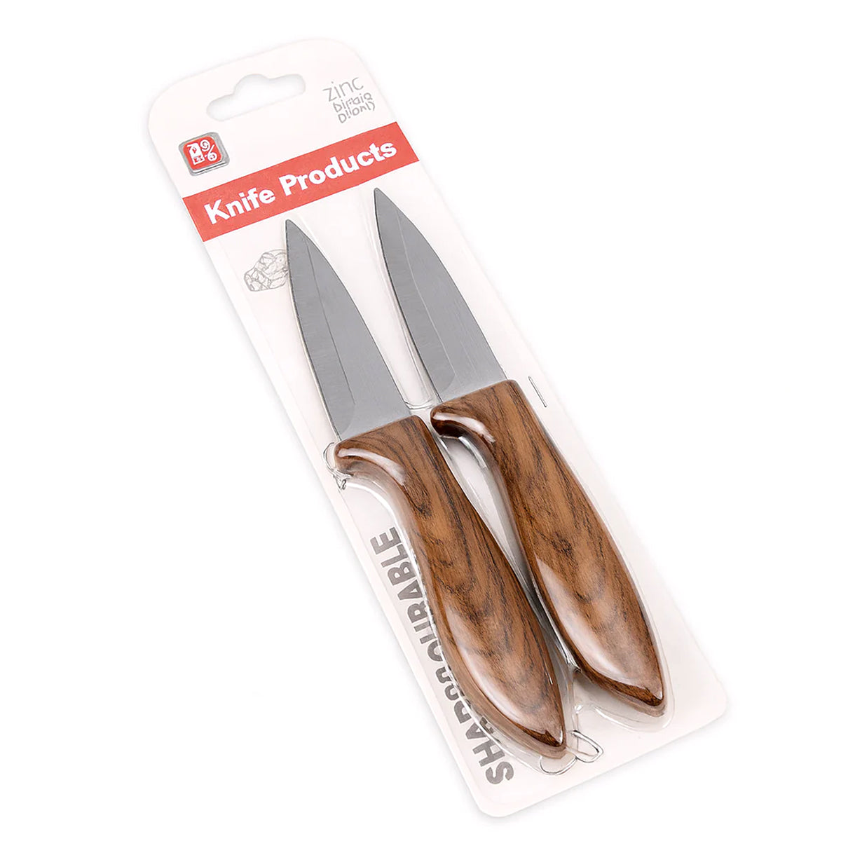 2 PCS Knife Set – Wooden Handle