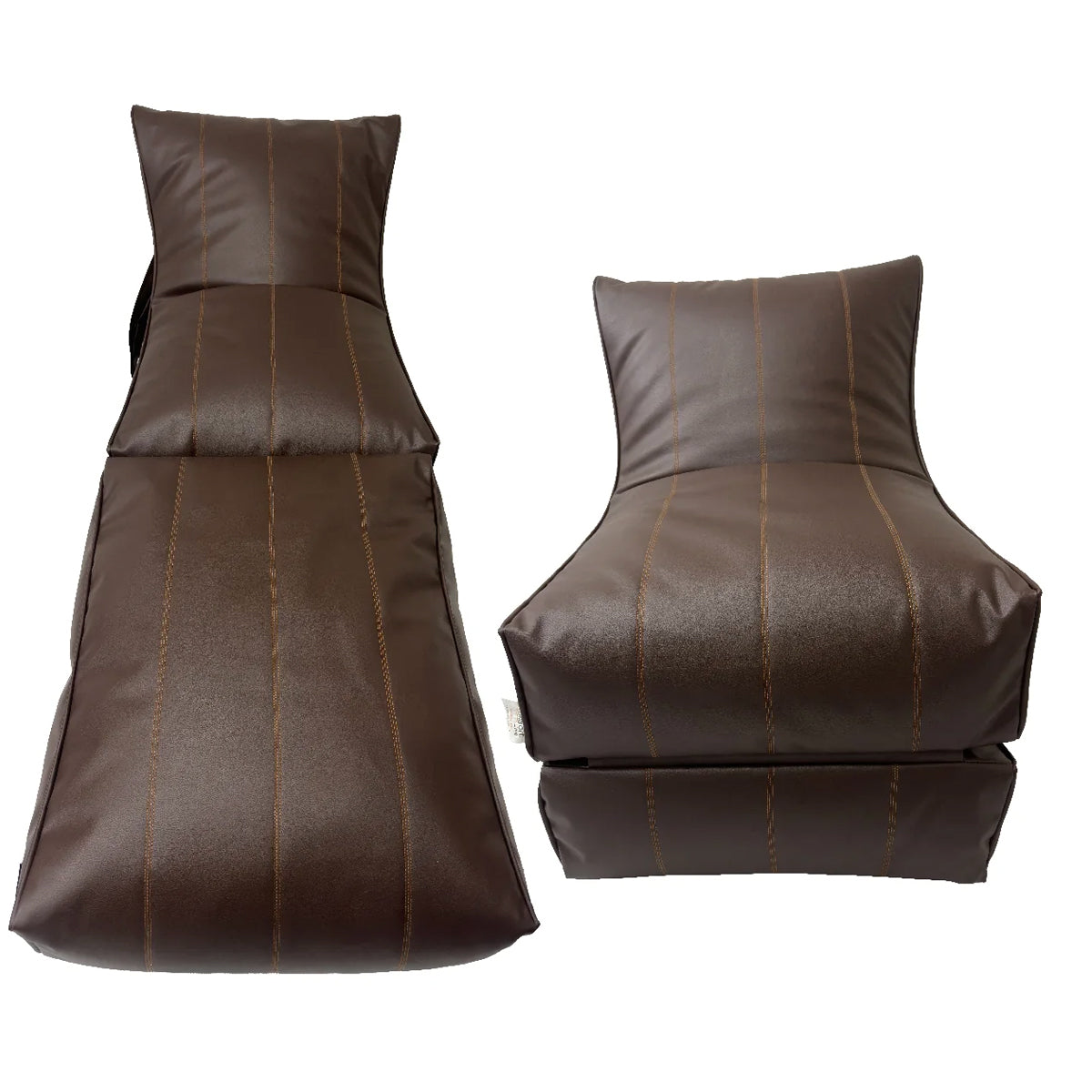 Cozy Couch Sofa Cum Bed Bean Bag Leather