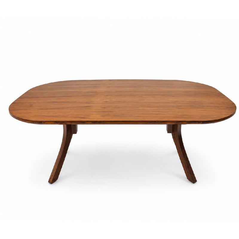 Clara 4 Seater Dining Table Set | Modern Wooden Dining Table with Upholstered Chairs - Habitt