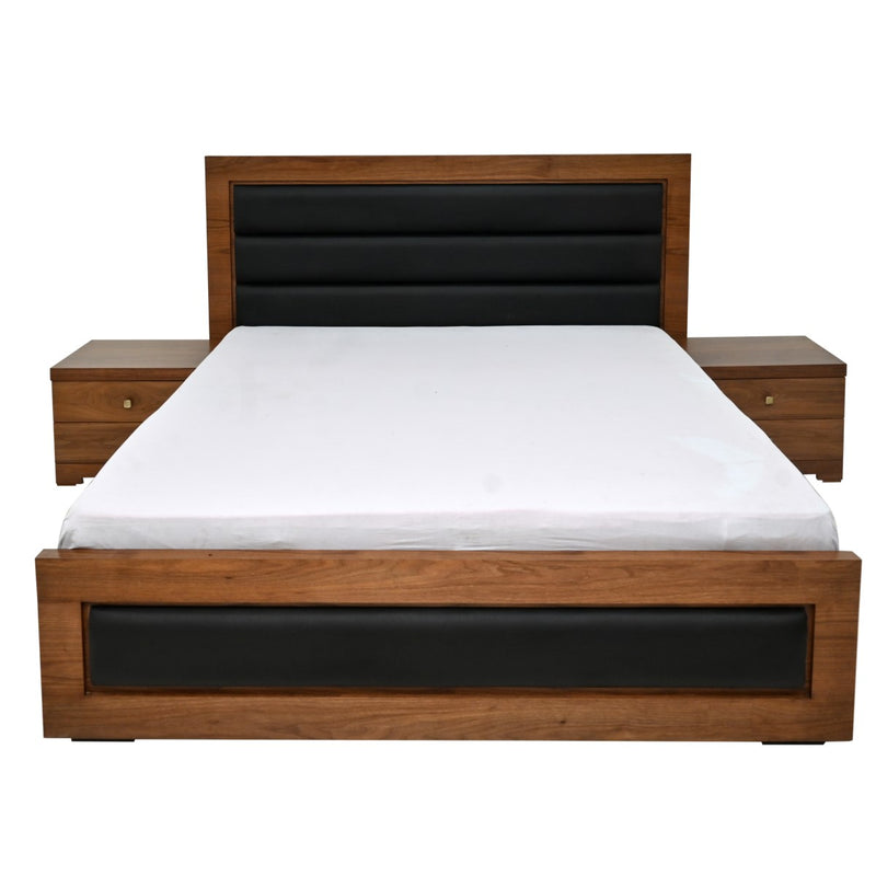 Clover King Size Bed with 2 Side Table