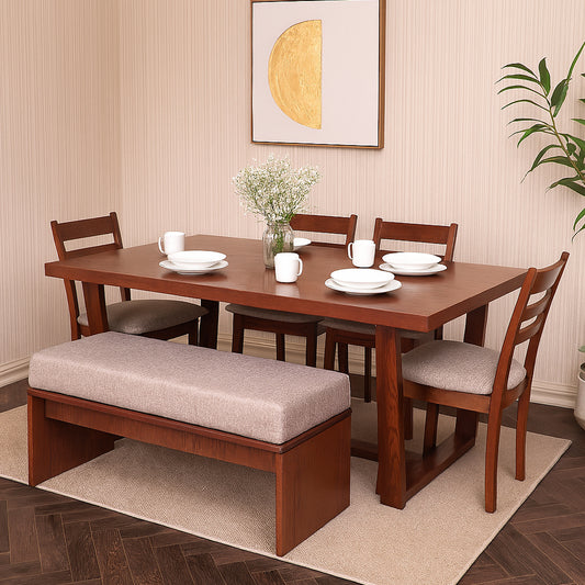 Trapezoid 6 Person Dining Table LF-132
