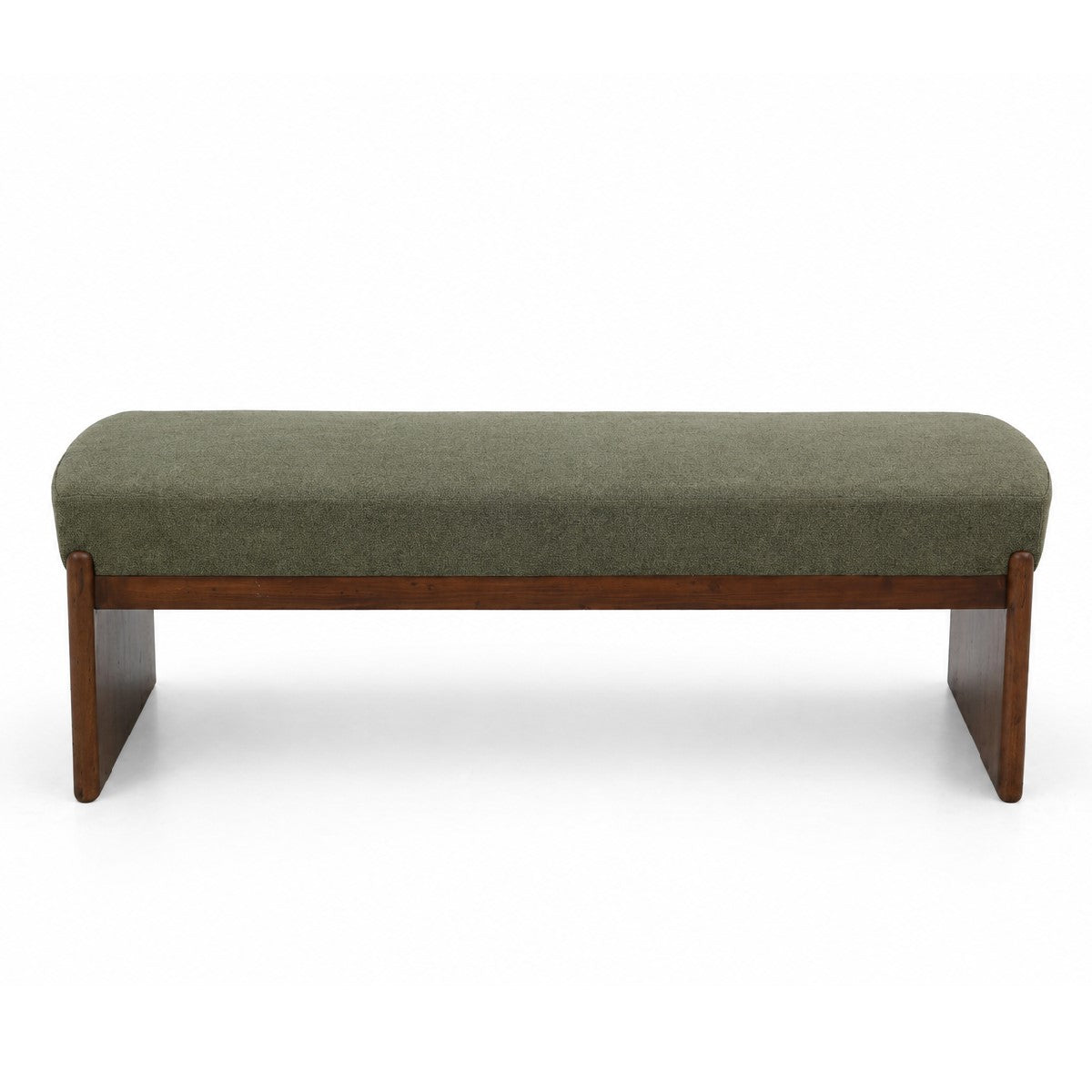 Aurra Setti Upholstered Bench | Modern Wooden Accent Bench Seating - Habitt