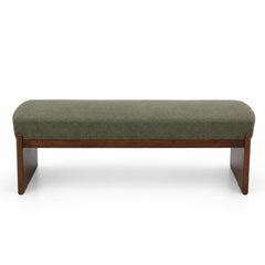 Aurra Setti Upholstered Bench | Modern Wooden Accent Bench Seating - Habitt