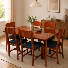 Harry dining 6 person with 6 chairs