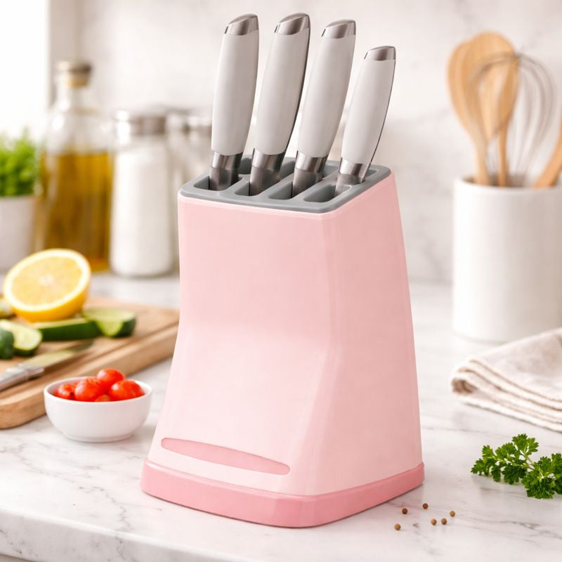 Knife Stand Holder – Compact Kitchen Knife Organizer with Multi-Slot Design