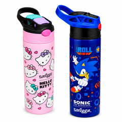 Kids Character Metal Water Bottle – Assorted Designs