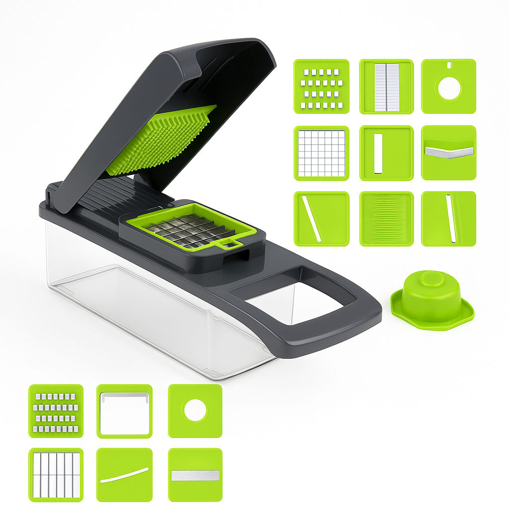 14-in-1 Vegetable Cutter – Multifunctional Chopper & Slicer Set - Habitt