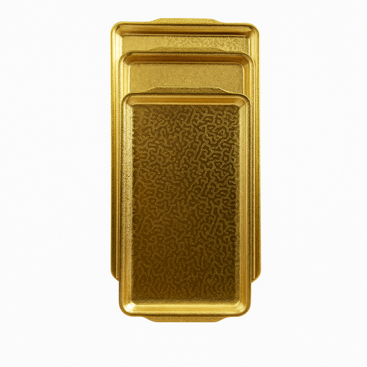 Textured Rectangle Serving Tray 6-22 – 14″ × 25″ × 1.5″ Elegant Display & Décor Tray