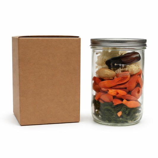 Dried Potpourri Glass Jar – Natural Home Fragrance Decor