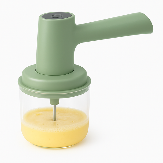 1Pc Electric Egg Beater & Food Mixer (Assorted) – Portable Rechargeable Mini Chopper