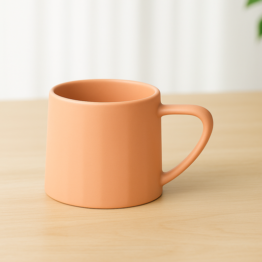 420ML Matte Pastel Ceramic Mugs – Pink