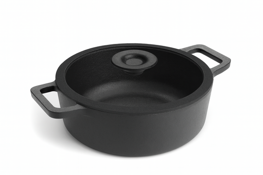 Prestige Cast Iron Pot with Glass Lid 20 cm