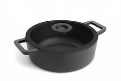Prestige Cast Iron Pot with Glass Lid 20 cm
