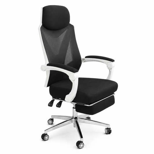 Citland Ergonomic Mesh Executive Chair – Breathable High-Back Office Chair with Headrest & Adjustable Armrests - Habitt