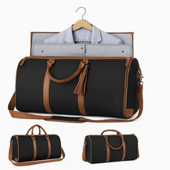 1Pc Travel Duffle Bag with Garment Compartment (Assorted) | 2-in-1 Weekender & Suit Carrier
