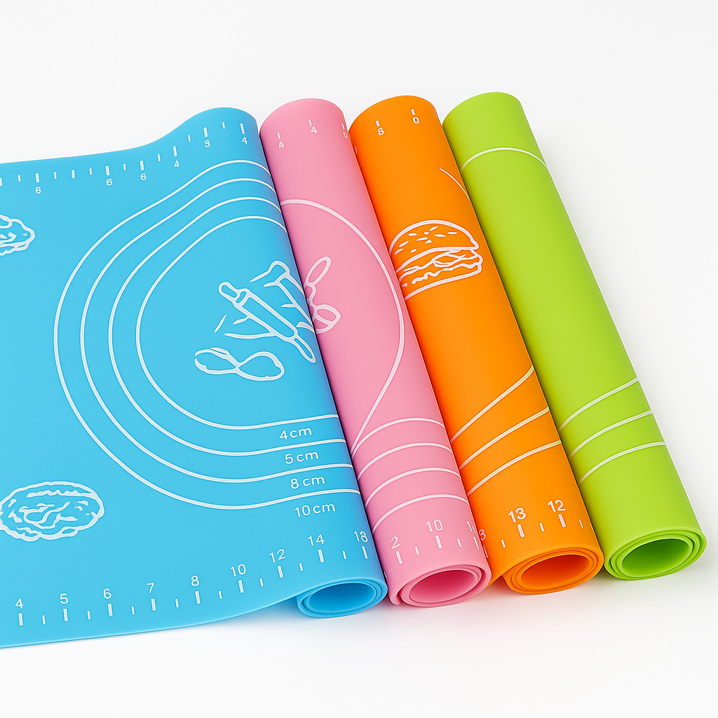 Non-Stick Silicone Roti Mat – Multipurpose Dough Rolling &amp; Baking Mat - Habitt
