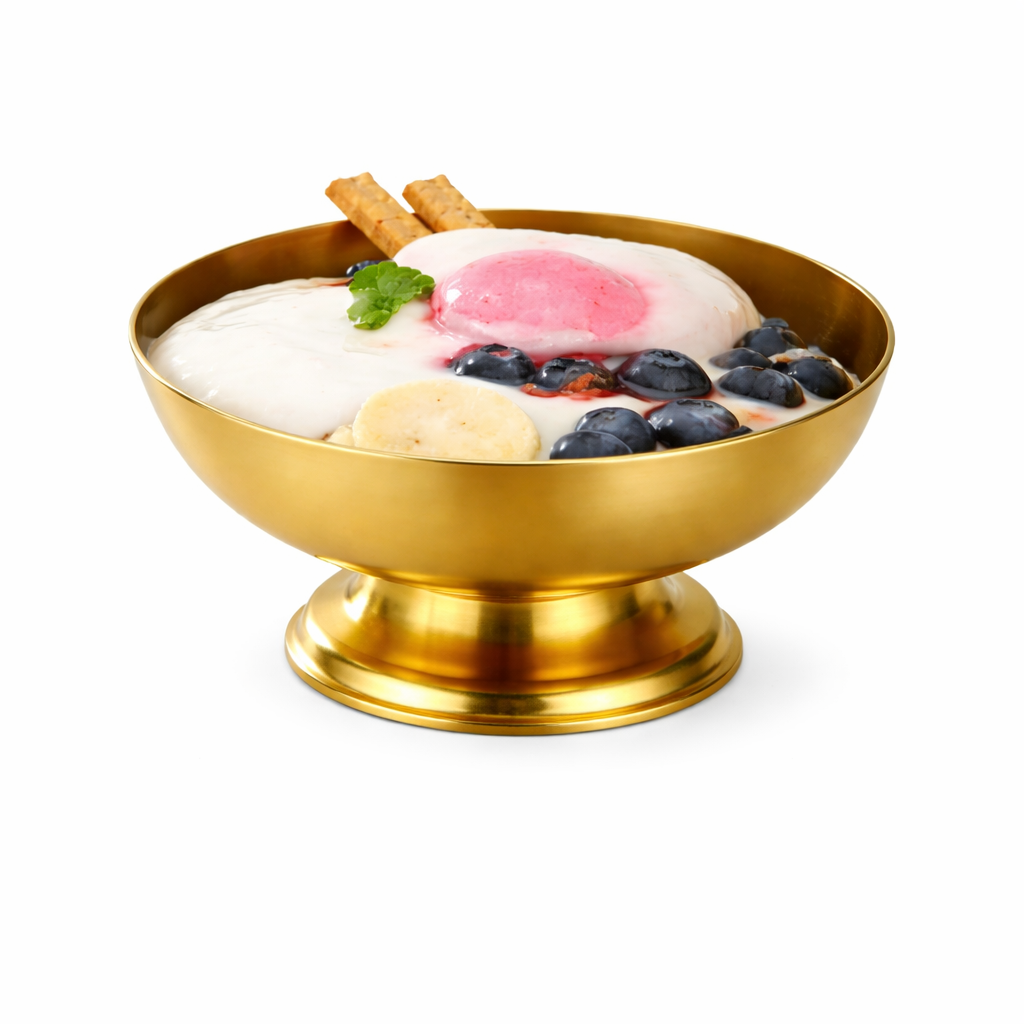 Golden Dessert Bowl – 11 cm