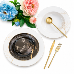 Modern 18-Piece Plate Set | Complete Dining & Tableware Collection
