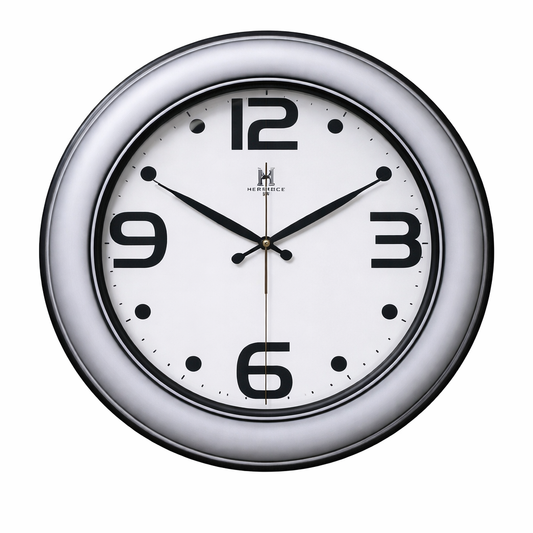 Heritage Wall Clock Dynamite Plain 22’’ – Premium Large Round Analog Wall Clock - Habitt