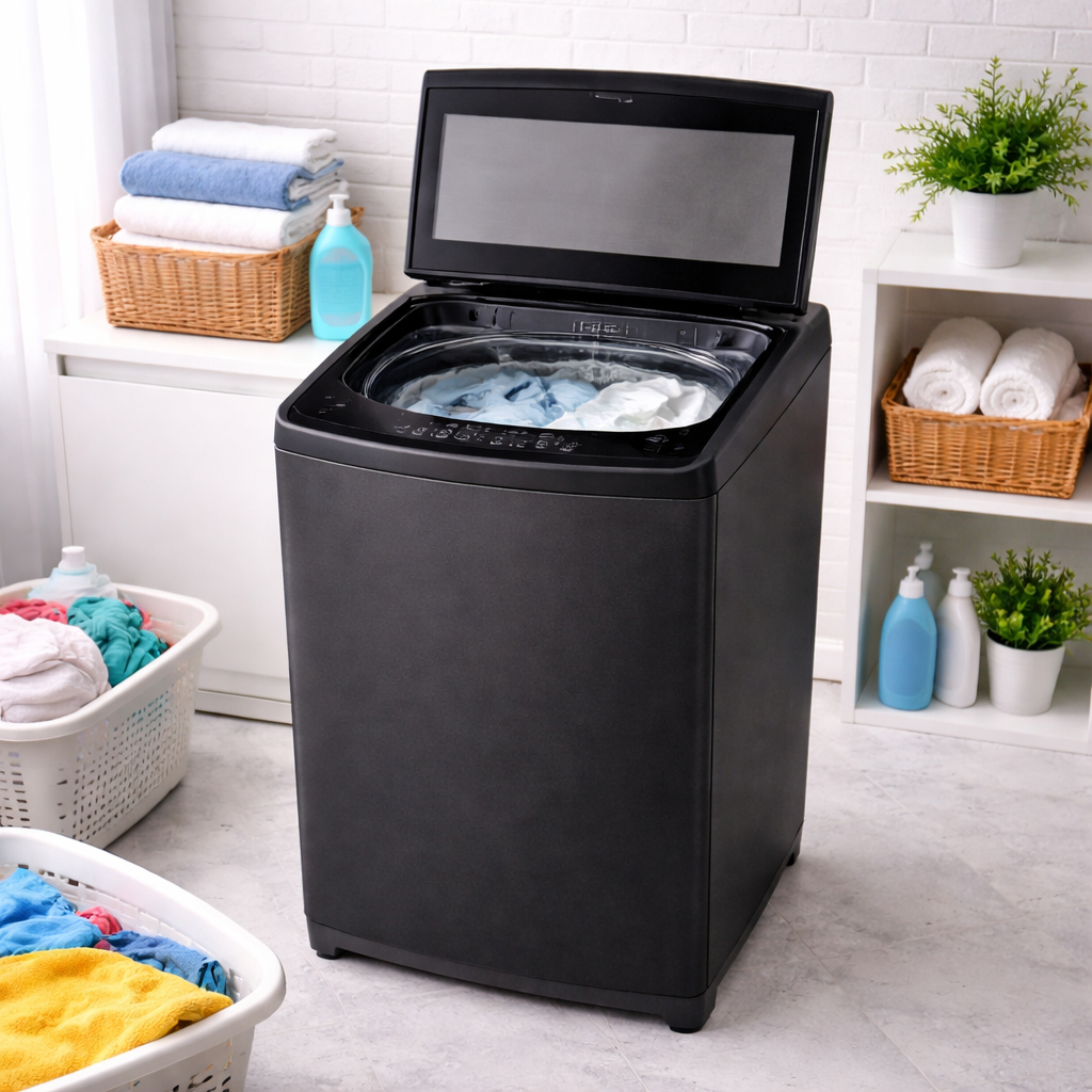 LG 13kg Smart Inverter Top Load Washing Machine with Smart Diagnosis™ – Powerful & Energy Efficient Washer (T1388NEHV2) - Habitt