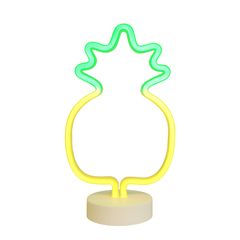 Neon Pineapple LED Light – Decorative Night Lamp for Bedroom, Living Room & Parties