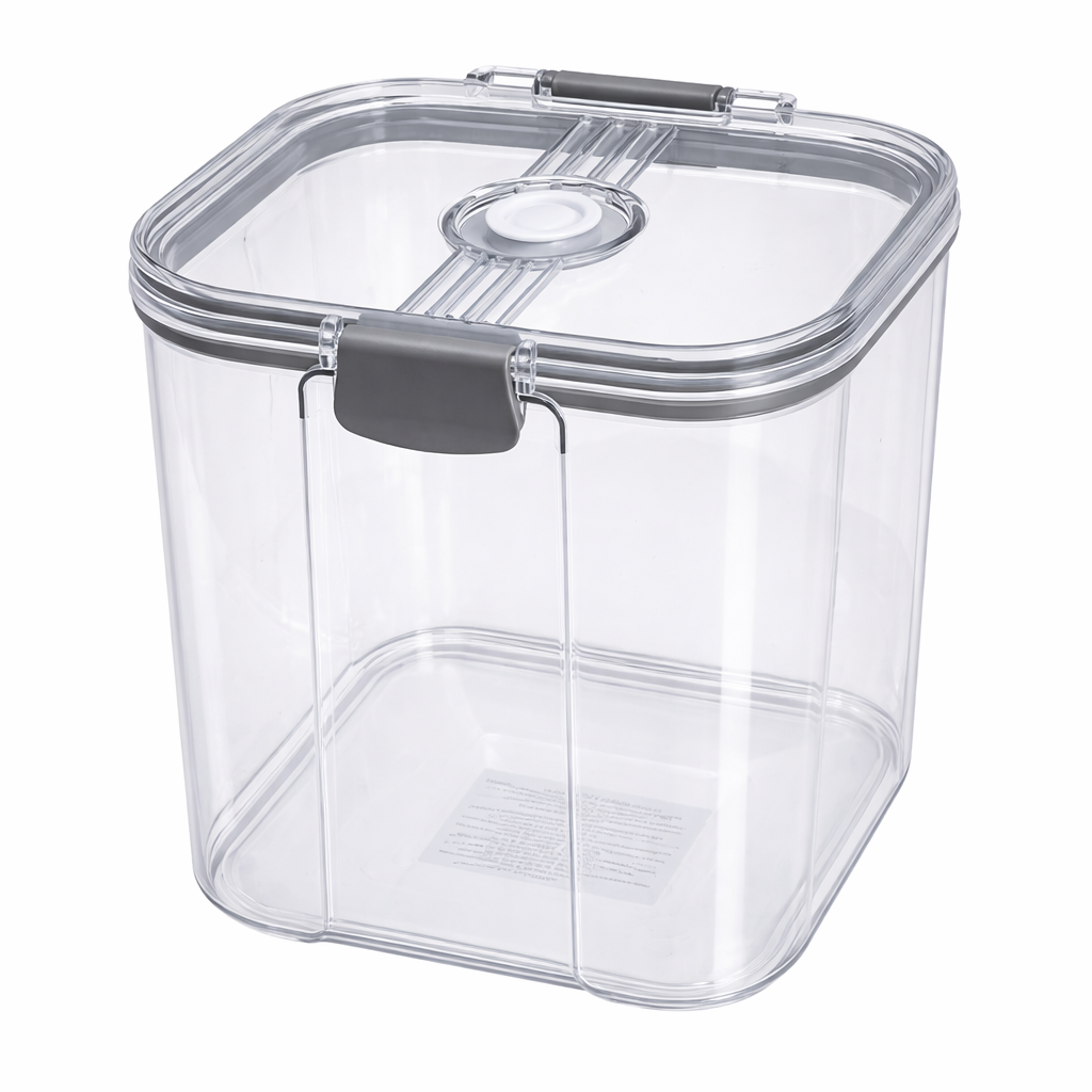 Airtight Vacuum Storage Container – Food Saver Canister for Dry Foods (Small, Medium, Large) - Habitt