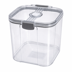 Airtight Vacuum Storage Container – Food Saver Canister for Dry Foods (Small, Medium, Large) - Habitt