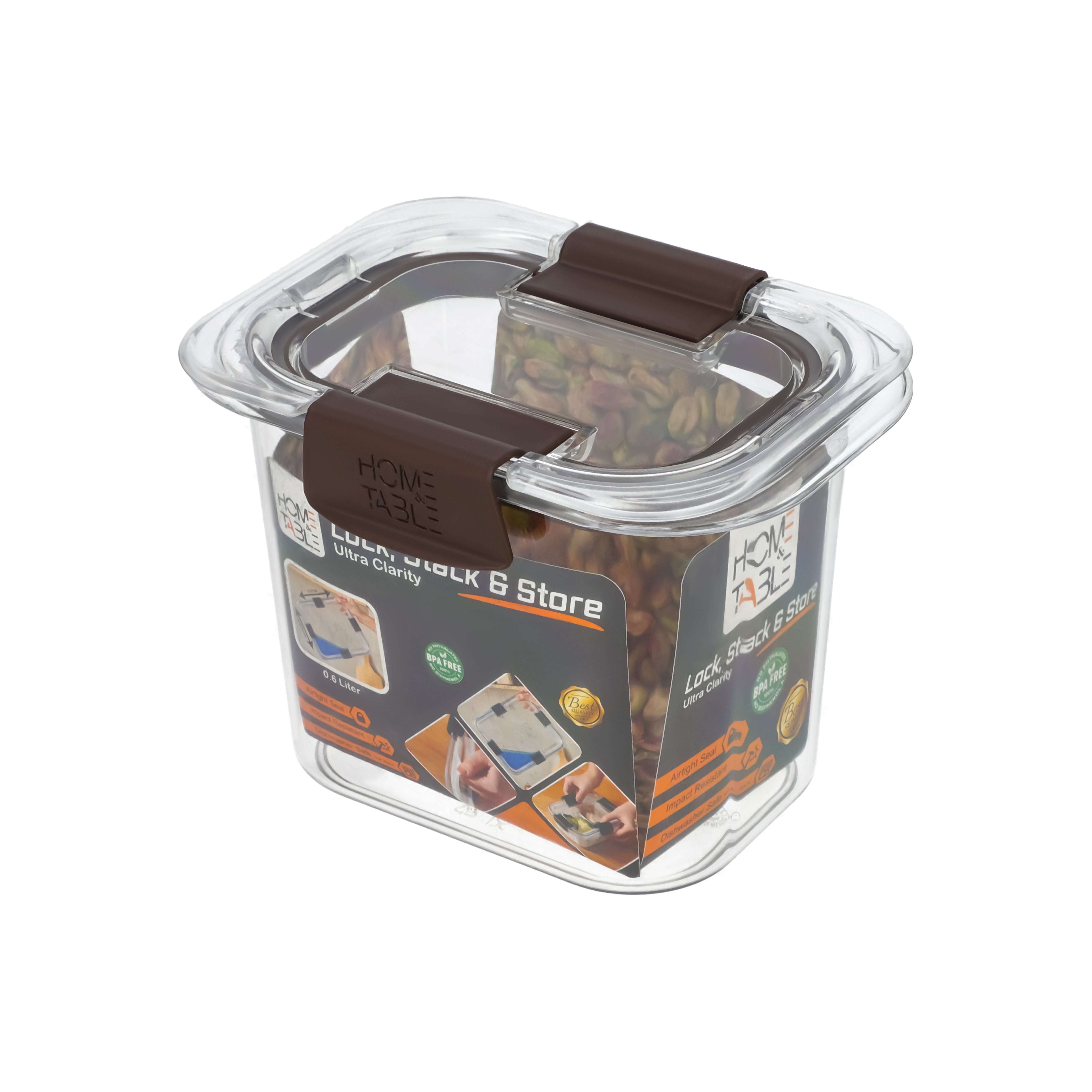 Transparent Storage Box 0.6 Ltr