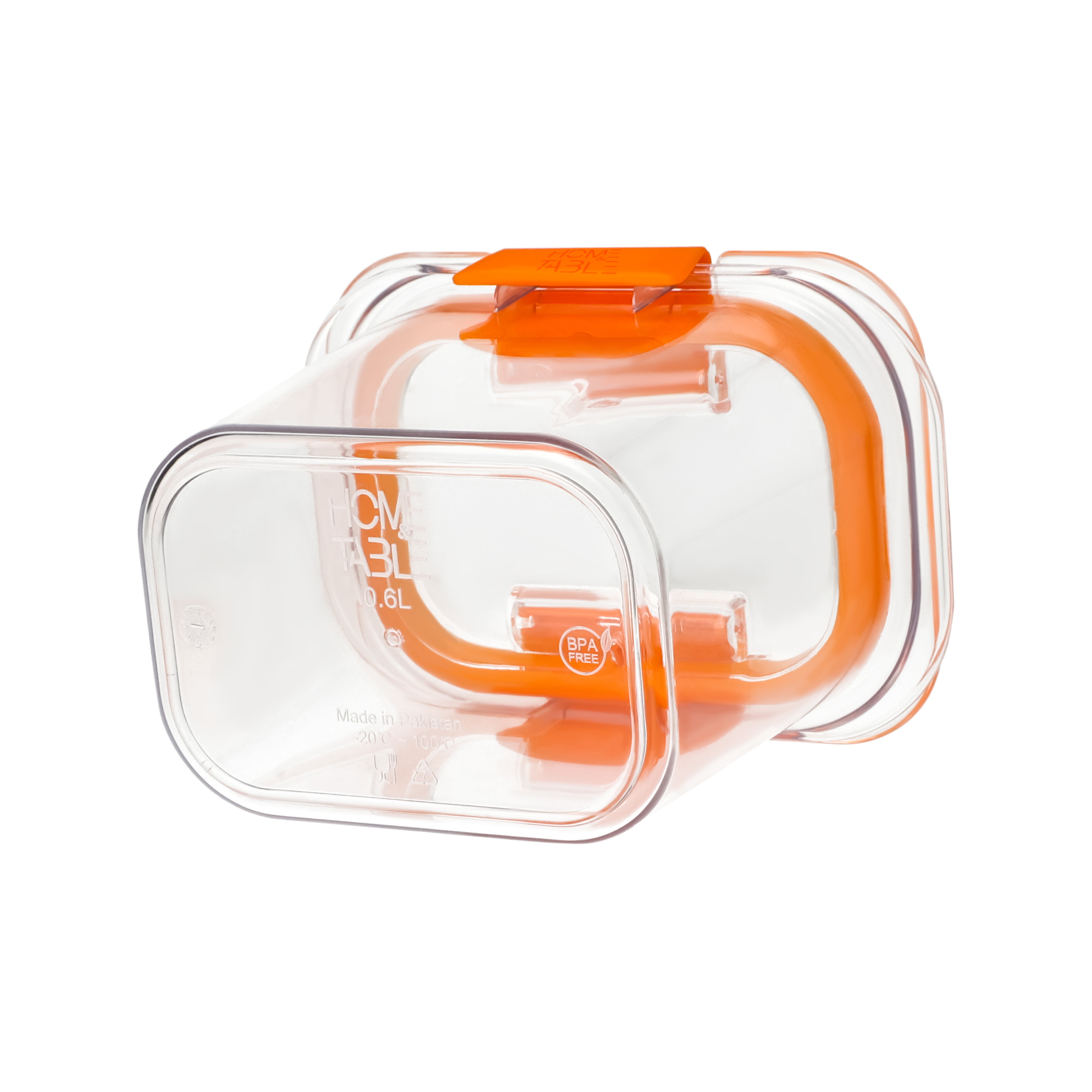 Transparent Storage Box 0.6 Ltr