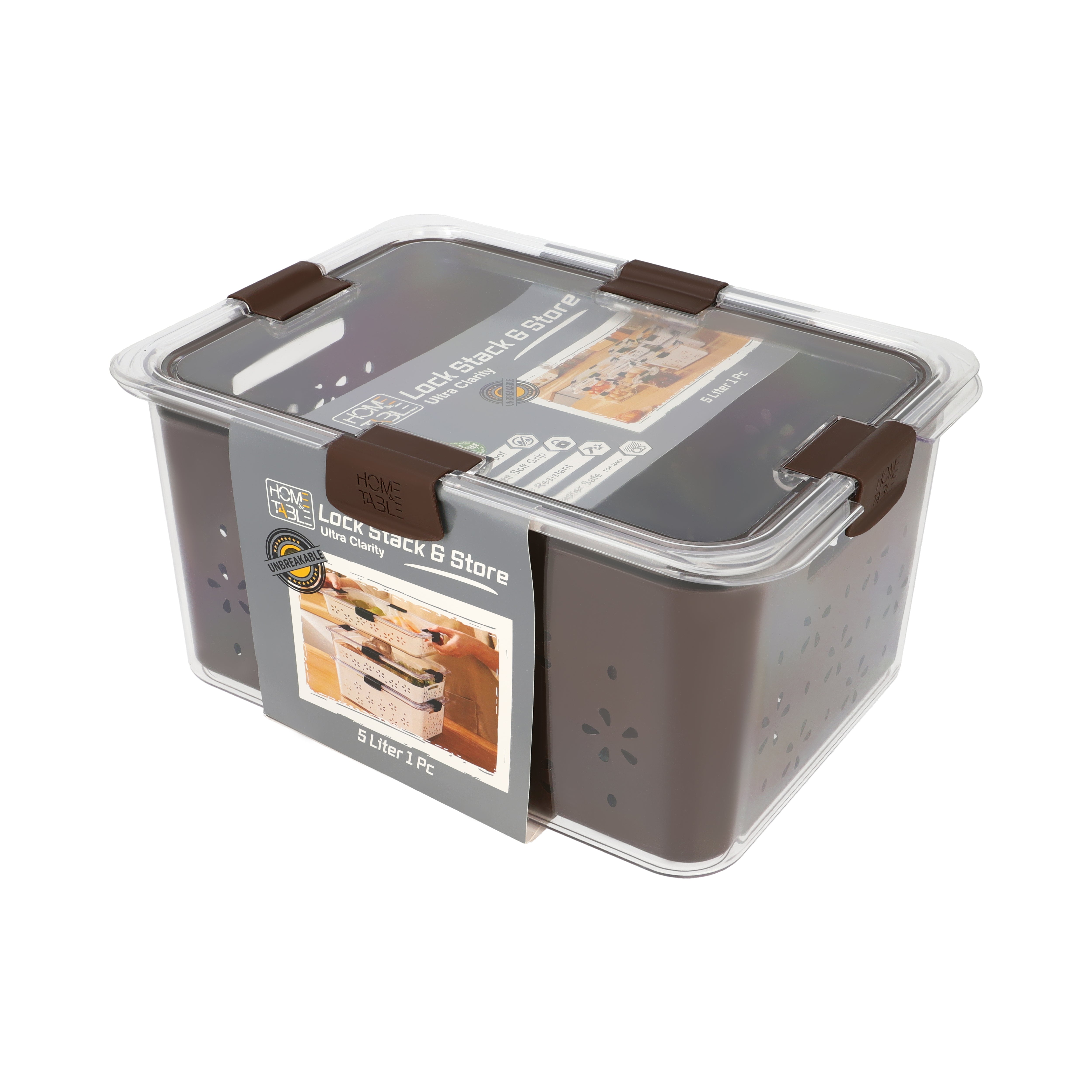 Transparent Strainer+Storage Box 5 Ltr