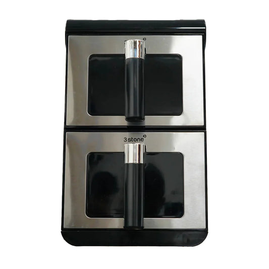 3 Stone Double Basket Air Fryer – 11L, Dual Zone Cooking, Model SAFD401