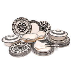 Dinner Set Monochrome Black