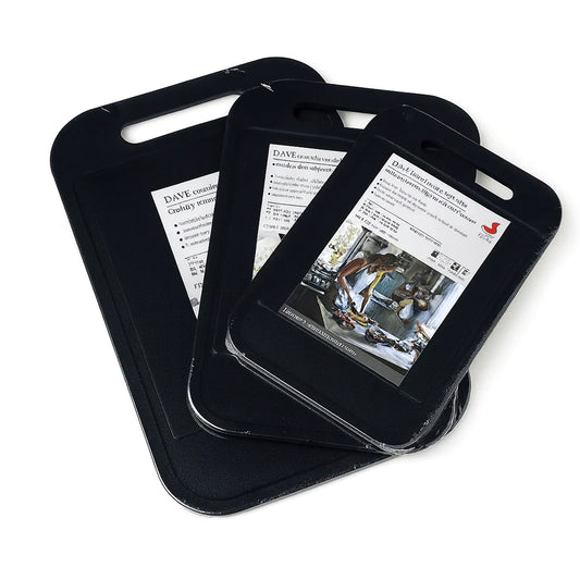 Black Cutting Board Set – Large, Medium & Small (40x27cm, 35x23cm, 29x20cm)