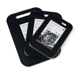 Black Cutting Board Set – Large, Medium & Small (40x27cm, 35x23cm, 29x20cm)