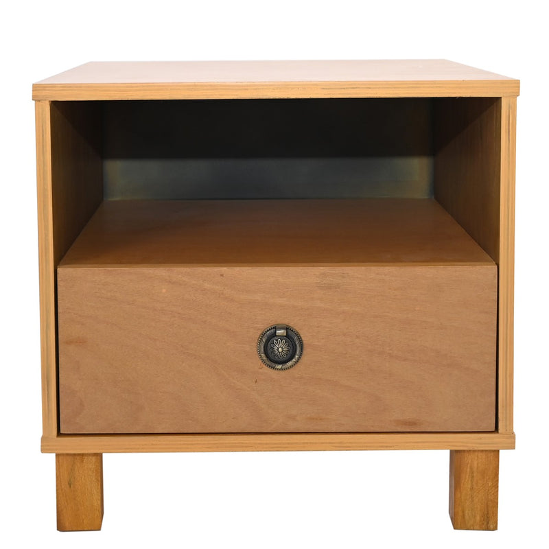 Carlo King Size Bed With 2 Side Table