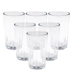 6Pcs Glass Set Fann 280ML GG-255-2