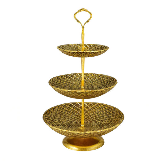 Super Dine 3 Tier – Gold Finish