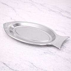 Iron Fish Serving Dish – Oval Metal Platter