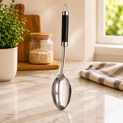 Stainless Steel Serving Spoon – Durable Kitchen Utensil (1 Pc)