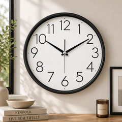 HERITAGE Wall Clock – Squat Big 15.25 Inch