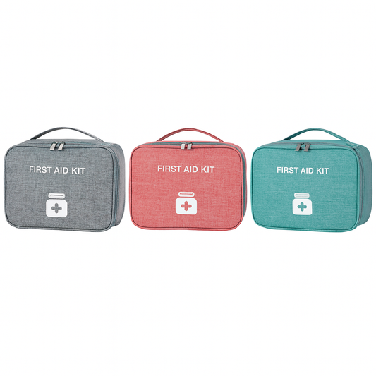 1PC Assorted First Aid Medicine Storage Bag – Portable Multi-Layer Medical Organizer for Home, Travel & Office