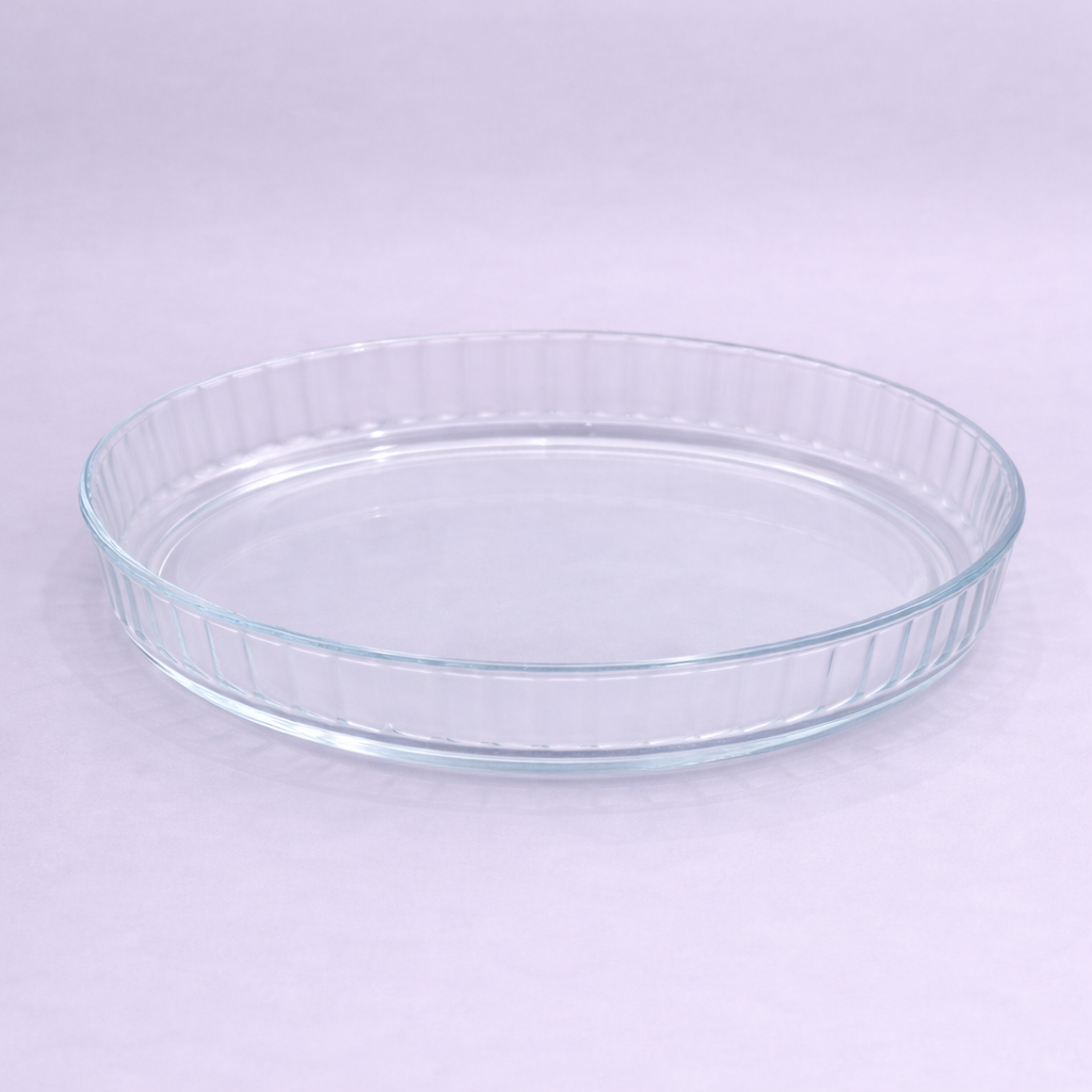 1.6L Glass Baking Pan – Round Oven Dish - Habitt